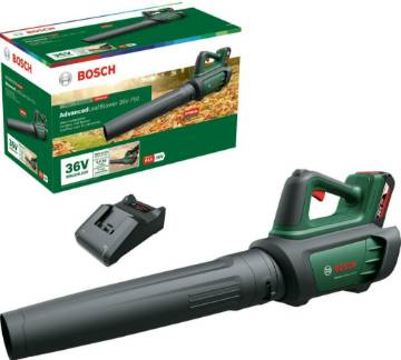 AdvancedLeafBlower 36V-750 cordless leaf blower, 1x 2.0Ah battery + charger