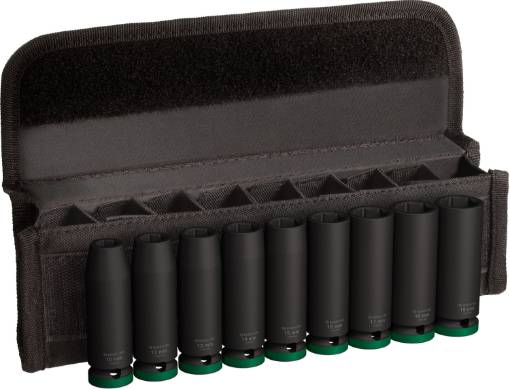 9 kuuskantpadruni kompl. Impact pikk 1/2"