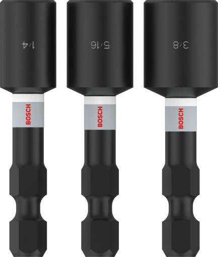 3 PRO Impact otsvõtit 50mm,1/4",5/16",3/8"