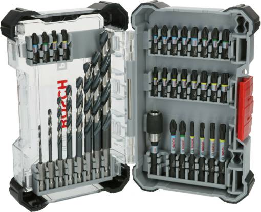 Bosch metallipuuride ja otsakute komplekt PRO Impact Metal, 35-osaline