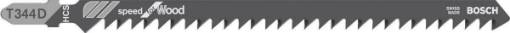Tikksaetera Bosch Speed for Wood T 344 D - 5 tk