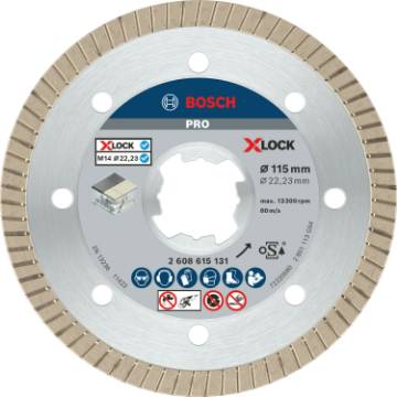 X-LOCK  teemantlõikeketas Ceramic Extraclean 115