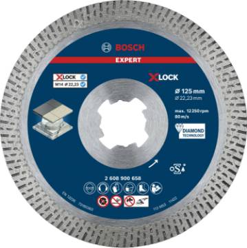X-LOCK  teemantlõikeketas HardCeramic125x22.23x1.6