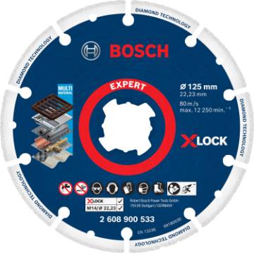 X-LOCK Diamond for Metal 125mm