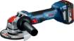 GWX 18V-7 angle grinder 125mm with X-LOCK and protective cap in L-Boxx 136, 2x 4,0Ah battery + charger