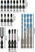 Bosch otsakute ja puuride komplekt PRO Impact Mixed, 20-osaline