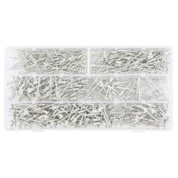 Aluminium rivets, 400 pcs set