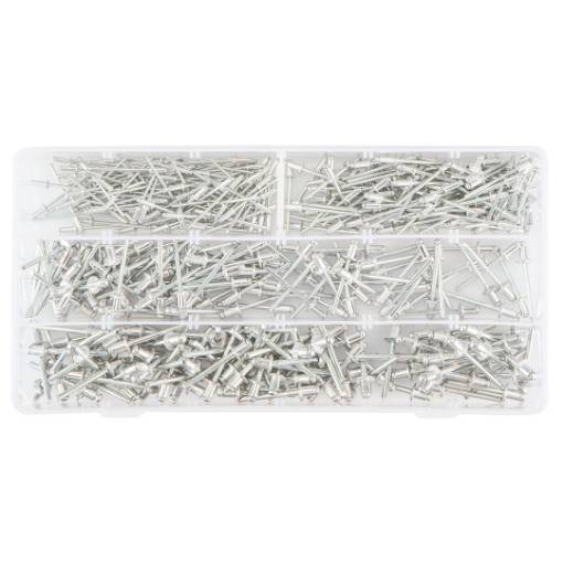 Aluminium rivets, 400 pcs set