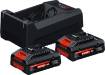 Starter Set 2xEXBA18V-40, GAL 12V/18V-80, CT