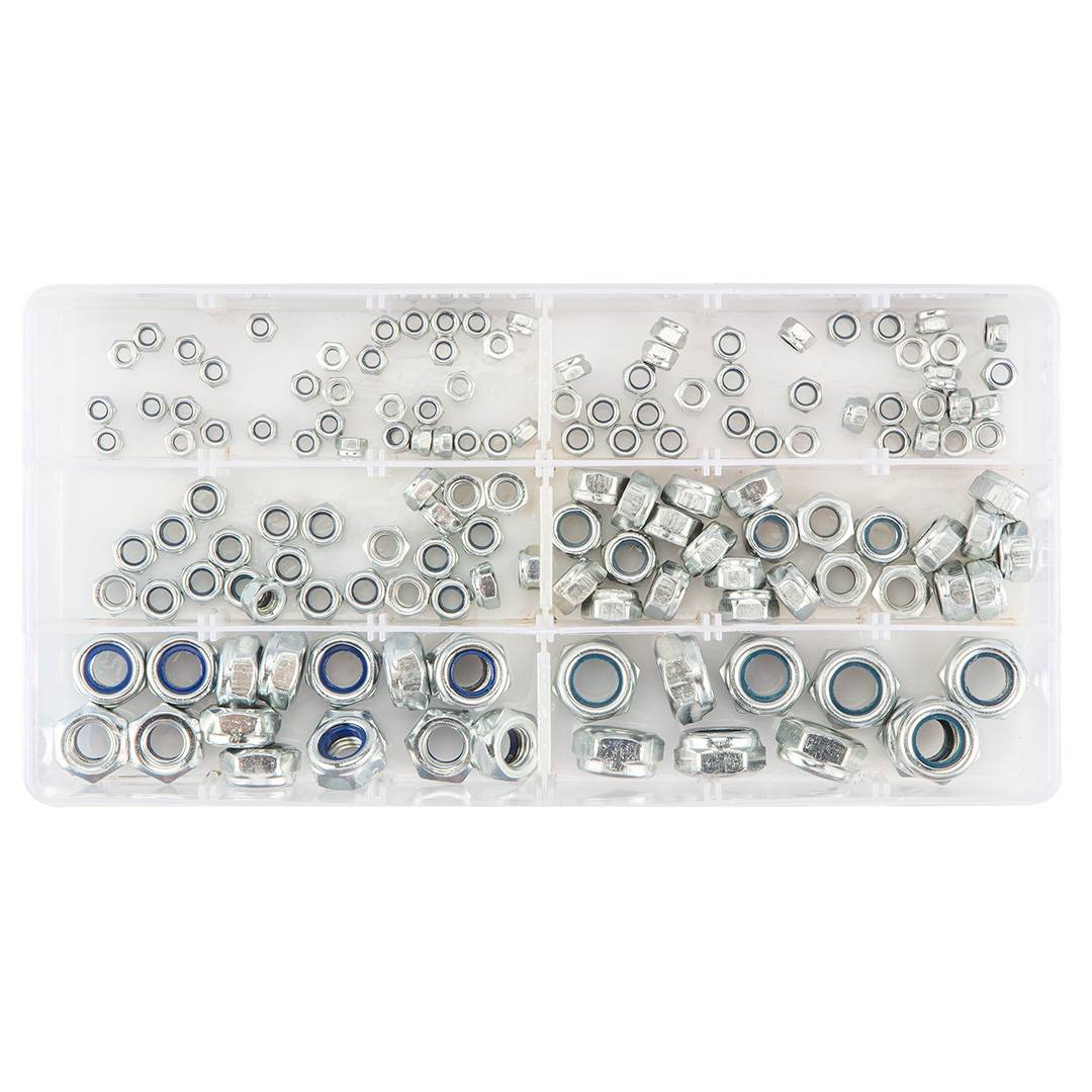 Self-locking nuts, 146 pcs set