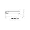 Extension bar 1/4", 150mm