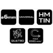 Universaalpuur 6x78mm (puit, alumiinium, keraamika, klaas)