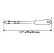 Extendable flex handle 1/2", (470-620mm)