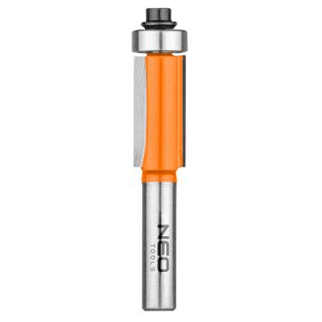 Straight cutter with bottom bearing TCT 12.7x25 mm shank 8 mm