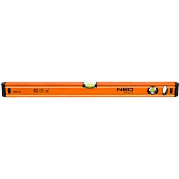 Aluminium spirit level 60 cm, 2 vials, 1 milled surface