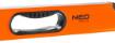 Aluminum spirit level with handle, 3 vials, magnet, milled measuring surfaces, 80 cm