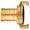 Brass quick coupler for hose, 3/4"