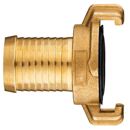 Brass quick coupler for hose, 3/4"