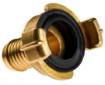 Brass quick coupler for hose, 3/4"