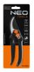 By-pass secateurs 185 mm, range up to 15 mm, adjustable spacing