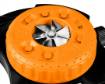 Garden sprinkler, 9 functions, with mounting pins