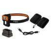 500 lm rechargeable headlamp with base