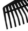 Medium leaf rake, black