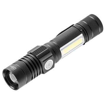 Flashlight rechargeable USB 800 lm 2 in 1 CREE T6 LED