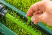 Oscilating sprinkler, coverage up to 12 x 18 m, 16 nozzles, needle plug for nozzle cleaning