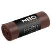 Waste sacks 60 L, brown, 35 mic, 10 pcs.