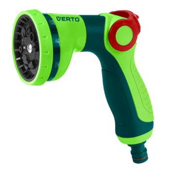 Pistol sprinkler, adjustable spray pattern