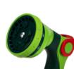 Pistol sprinkler, adjustable spray pattern
