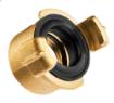Brass quick coupler with female thread 1"