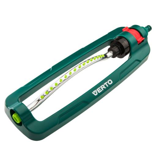 Oscilating sprinkler, coverage up to 13 x 18 m, 16 nozzles, needle plug for nozzle cleaning