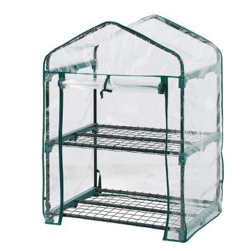 Greenhouse 69 x 49 x 95 cm, PVC film, metal construction