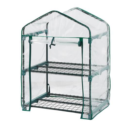 Greenhouse 69 x 49 x 95 cm, PVC film, metal construction