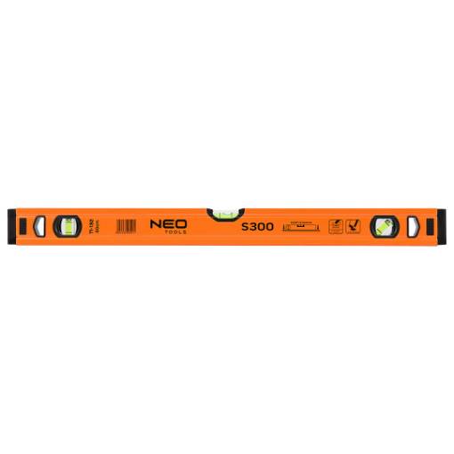 Aluminium spirit level S 300, 3 vials, 60 cm