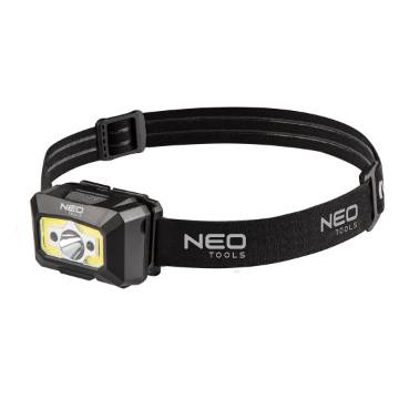 Headlamp rechargeable USB 250 lm COB LED + a motion sensor