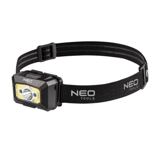 Headlamp rechargeable USB 250 lm COB LED + a motion sensor
