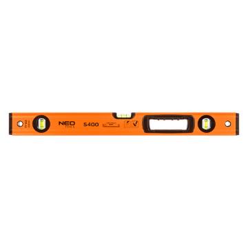 Aluminium spirit level S 400, 3 vials, handle, 60 cm