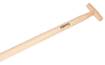 Pointed spade, wooden handle, "T" grip, American