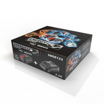 Energy+ kit: 4Ah BOOST UP battery with charger