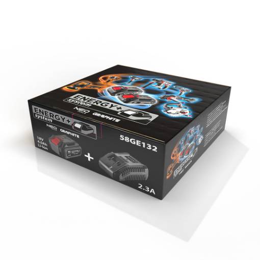 Energy+ kit: 4Ah BOOST UP battery with charger