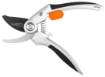 By-pass secateurs 210 mm, range up to 20 mm, aluminium, TPR rubber-coated handle