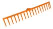 Reinforced hay rake, plastic