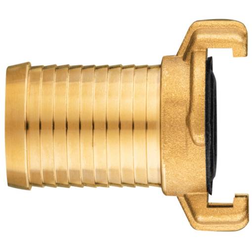Brass quick coupler for hose, 1 1/4"