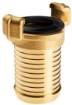 Brass quick coupler for hose, 1 1/4"