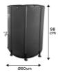 Collapsible rainwater storage container, 500 L, PVC