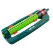 Oscilating sprinkler, coverage up to 15 x 19 m, 18 rubber nozzles, needle plug for nozzle cleaning