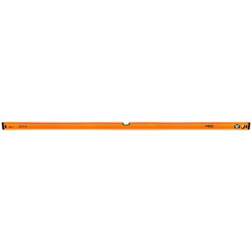 Aluminium spirit level 150 cm, 2 vials, 1 milled surface